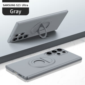 Tel Protect Magnetic Elipse dėklas skirtas Samsung Galaxy S23 Ultra pilkos spalvos - Image 7