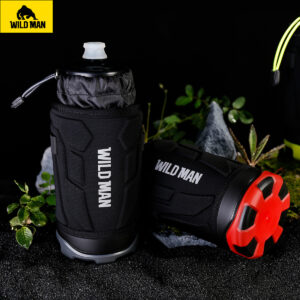 WILDMAN Bicycle bag R1 waterproof 1L for bottle black-red - Image 4