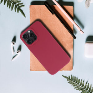 Silikoninis Lite dėklas skirtas Samsung Galaxy M34 5G burgundy - Image 6