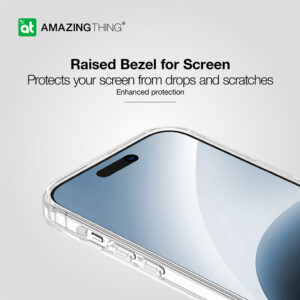 Amazing Thing Minimal dėklas telefonui 6.6FT IP156.7MINCL Apple iPhone 15 Plus skaidrus - Image 7