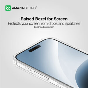 Amazing Thing Minimal dėklas telefonui 6.6FT IP156.7PMINCL Apple iPhone 15 Pro Max skaidrus - Image 9