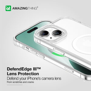 Amazing Thing Minimal Magsafe dėklas telefonui 6.6FT IP156.7MMINCL Apple iPhone 15 Plus skaidrus - Image 6