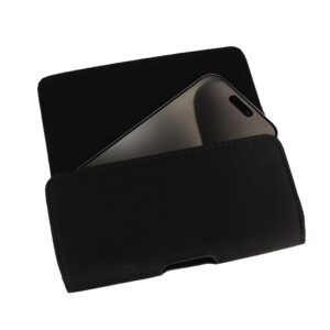 HIT Belt Holster (SIZE XL) skirtas Apple iPhone 15 Pro Max/Samsung A54 5G/A52/S24 Plus/S20 FE design 1 black (167x83 mm) - Image 6