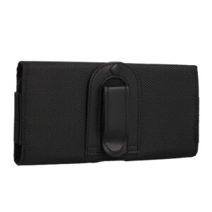 HIT Belt Holster (SIZE XL) skirtas Apple iPhone 15 Pro Max/Samsung A54 5G/A52/S24 Plus/S20 FE design 2 black (167x83 mm) - Image 3