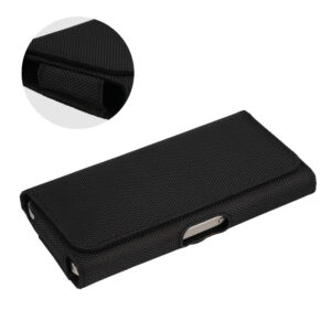 HIT Belt Holster (SIZE XL) skirtas Apple iPhone 15 Pro Max/Samsung A54 5G/A52/S24 Plus/S20 FE design 2 black (167x83 mm) - Image 5