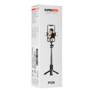 Asmenukių lazda MINI - su atjungiamu bluetooth nuotoliniu valdymu ir trikoju - P09 juodos spalvos - Image 4