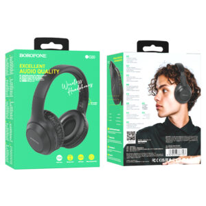 Borofone Ausinės BO20 Player bluetooth juodos spalvos - Image 4