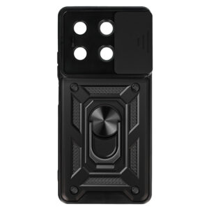 Slide Camera Armor dėklas skirtas Xiaomi Redmi Note 13 5G juodos spalvos - Image 2