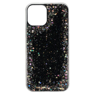 Brilliant skaidrus dėklas skirtas Apple iPhone 12 Pro Max juodos spalvos - Image 3