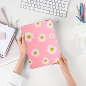 Wonder Canvas planšetės dėklas 10 colių pink daisies - Image 8