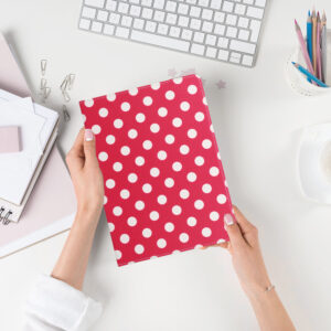 Wonder Canvas planšetės dėklas 13 colių red polka-dot - Image 8