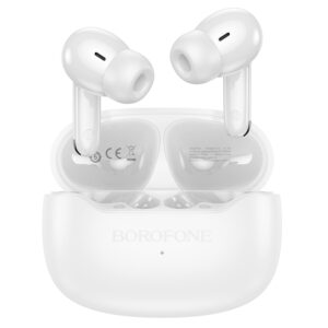 Borofone TWS Bluetooth Ausinės FQ1 Shine baltos spalvos - Image 2