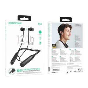 Borofone Sports ausinės BE68 Cloud bluetooth juodos spalvos - Image 4