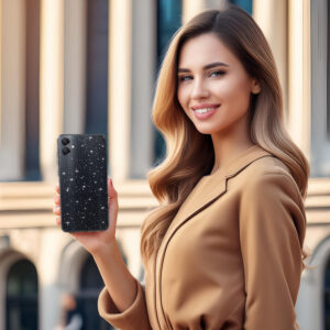 Crystal Glitter dėklas skirtas Samsung Galaxy A05 sidabro spalvos - Image 4