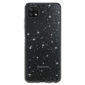 Crystal Glitter dėklas skirtas Samsung Galaxy A22 5G sidabro spalvos - Image 2