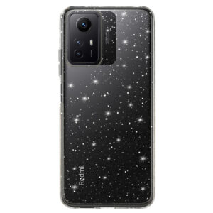 Crystal Glitter dėklas skirtas Xiaomi Redmi Note 12S sidabro spalvos - Image 2