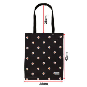 Pirkinių krepšys Wonder pattern 3 black - Image 6
