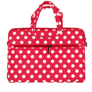 Wonder nešiojamo kompiuterio krepšys 17 colių red polka-dot - Image 3