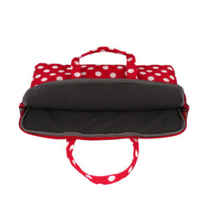 Wonder nešiojamo kompiuterio krepšys 17 colių red polka-dot - Image 5