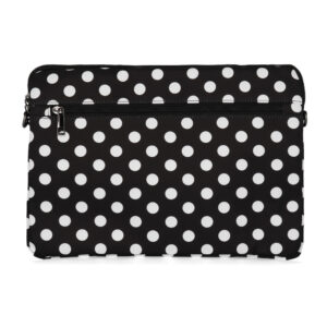 Wonder nešiojamo kompiuterio dėklas 17 colių black polka-dot - Image 3