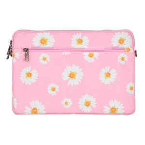 Wonder nešiojamo kompiuterio dėklas 17 colių pink daisies - Image 3