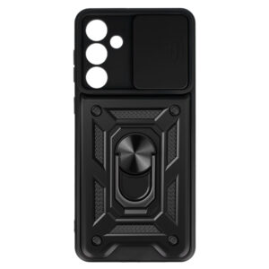 Slide Camera Armor dėklas skirtas Samsung Galaxy M55 5G juodos spalvos - Image 2