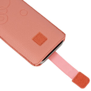 WONDER Deko maišelis telefonui (Dydis L) Apple iPhone 13 Mini/12 Mini/SE 2020/2022/7/8 persikų spalvos - Image 5