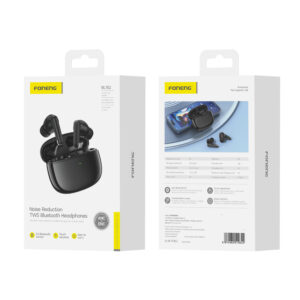 Foneng Bluetooth Ausinės TWS BL152 ANC+ENC su triukšmo slopinimu juodos spalvos - Image 6