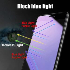 Apsauginis stiklas Anti-Blue Full Glue skirtas Apple iPhone 16 Plus - Image 9