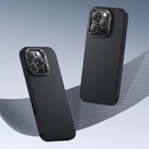 Benks Magnetic Armor Pro Kevlar dėklas Metal Frame 600D Apple iPhone 16 Plus juodos spalvos - Image 4