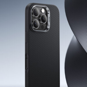 Benks Magnetic Armor Pro Kevlar dėklas Metal Frame 600D Apple iPhone 16 Plus juodos spalvos - Image 5