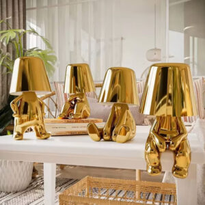 Naktinis šviestuvas Golden Man design B - Image 4