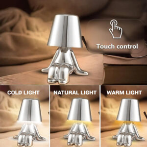 Naktinis šviestuvas Silver Man design E - Image 3