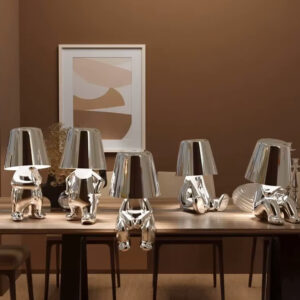 Naktinis šviestuvas Silver Man design L - Image 5