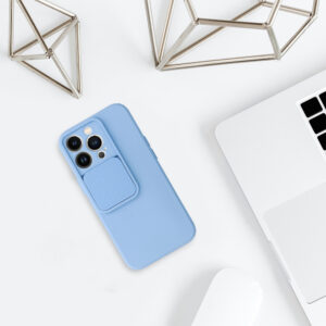 Camshield Soft dėklas skirtas Apple iPhone 13 Pro Light mėlynos spalvos - Image 5