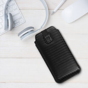 Wonder CARBON dėklas telefonui (Dydis XL) Apple iPhone 14/14 Pro/Apple iPhone 15/15 Pro/Samsung S23/S23 Plus/S24/S24 Plus/A15/A54 5G juodos spalvos - Image 6
