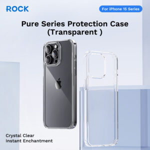 Rock Pure Series dėklas skirtas Apple iPhone 16 Pro Max skaidrus - Image 3