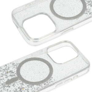 Tel Protect Moonlite Magsafe dėklas skirtas Apple iPhone 13 Pro silver skaidrus - Image 4