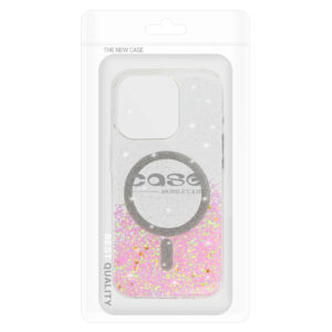 Tel Protect Moonlite Magsafe dėklas skirtas Apple iPhone 16 Pro rožinis skaidrus - Image 6