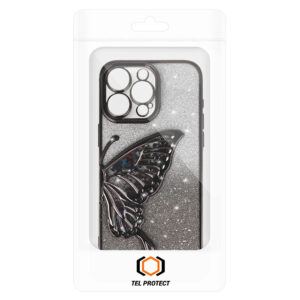 Tel Protect Butterfly Water dėklas skirtas Apple iPhone 15 Pro juodos spalvos - Image 6