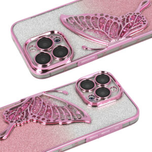 Tel Protect Butterfly Water dėklas skirtas Apple iPhone 16 Plus rožinės spalvos - Image 4