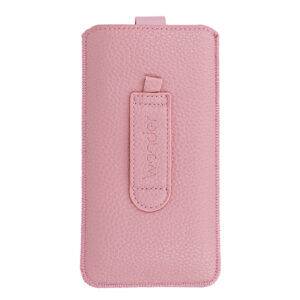 WONDER Deko maišelis telefonui (Dydis M) Apple iPhone 5/Nokia 215 4G/225/5310 2020 rožinės spalvos - Image 3