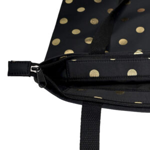 Pirkinių krepšys Wonder wzór 2 gold polka-dot - Image 3