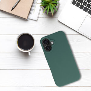Tel Protect silikoninis Premium dėklas telefonui Apple iPhone 16 žalios spalvos - Image 5