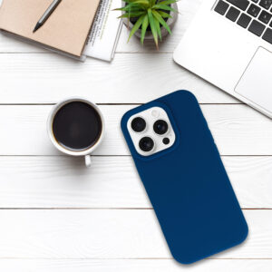 Tel Protect silikoninis Premium dėklas telefonui Apple iPhone 16 Pro mėlynos spalvos - Image 5