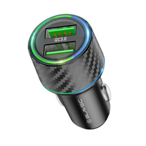 Blavec automobilinis įkroviklis BS21A Carbon - 2xUSB - QC 3.0 36W 3A (CCBS21AC-2UB3A) juodos spalvos - Image 3
