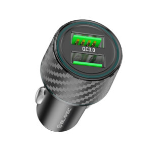 Blavec automobilinis įkroviklis BS21A Carbon - 2xUSB - QC 3.0 36W 3A (CCBS21AC-2UB3A) juodos spalvos - Image 5