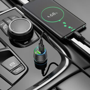 Blavec automobilinis įkroviklis BS21A Carbon - 2xUSB - QC 3.0 36W 3A (CCBS21AC-2UB3A) juodos spalvos - Image 9