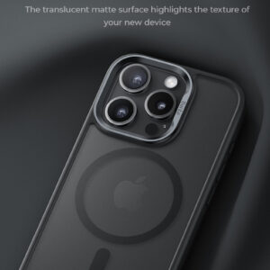 Benks Magnetic Mist dėklas Metal Frame skirtas Apple iPhone 16 Pro juodos spalvos - Image 7