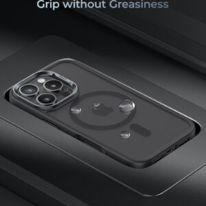 Benks Magnetic Mist dėklas Metal Frame skirtas Apple iPhone 16 Pro titanium - Image 7